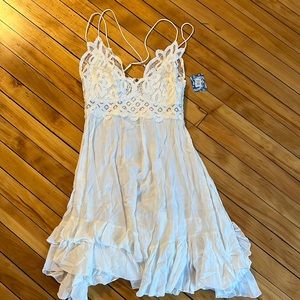 White, lace, sundress from free people!